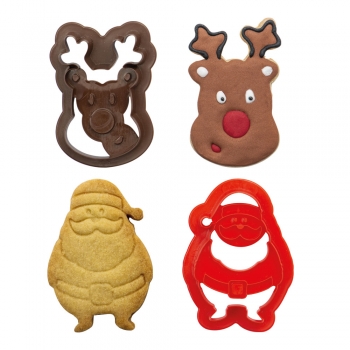 Cutter Set - Santa and Reindeer